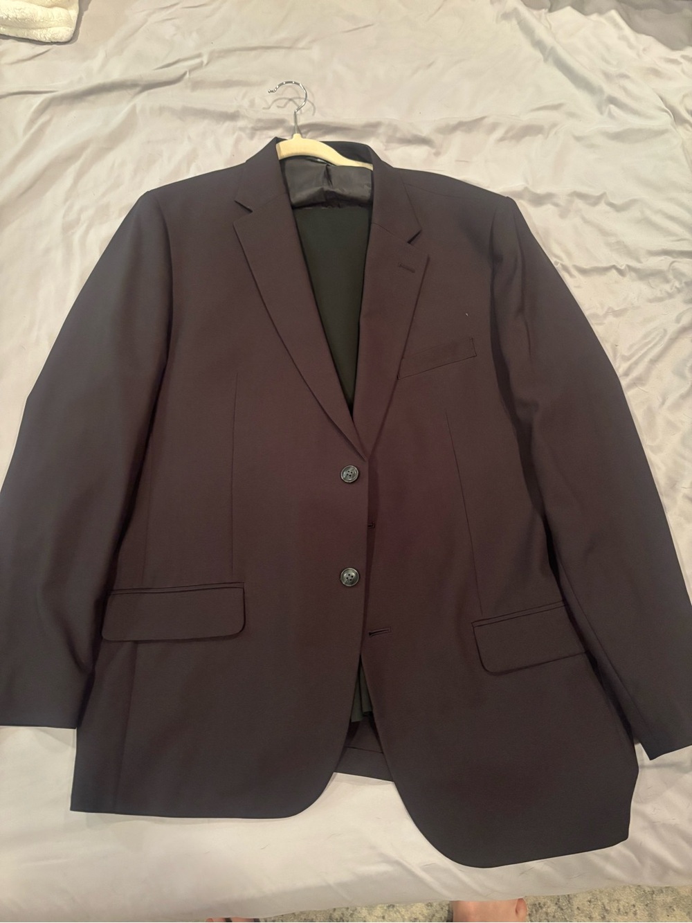 Haggar Men's blackTwo-Button Suit Jacket